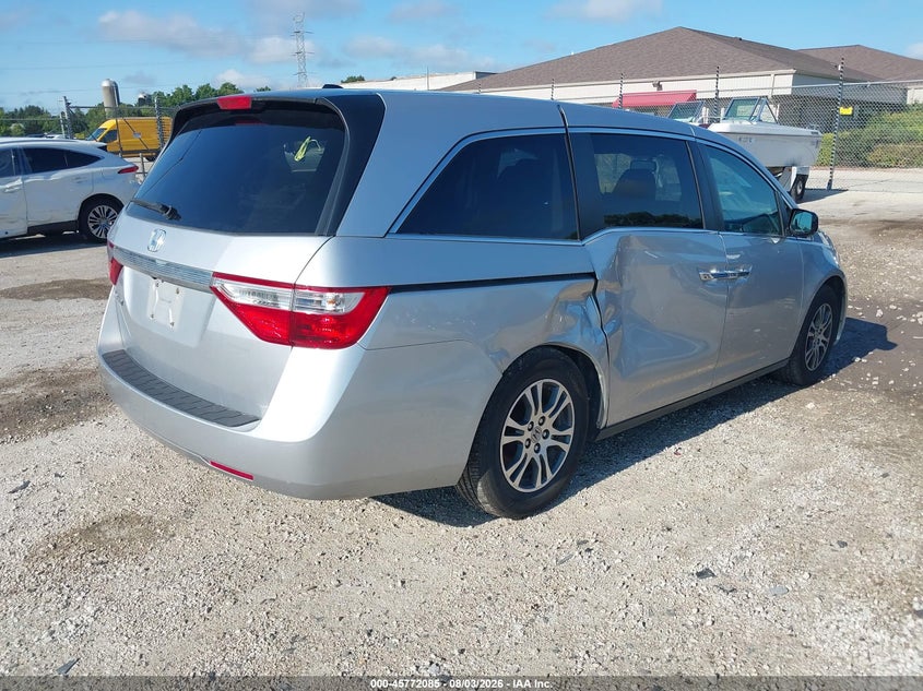 Vin: 5fnrl5h61cb124921, lot: 46270865, honda odyssey ex-l 20124