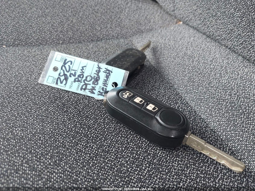 RAM PROMASTER 2500 2021 VIN 3C6LRVCG7ME567853