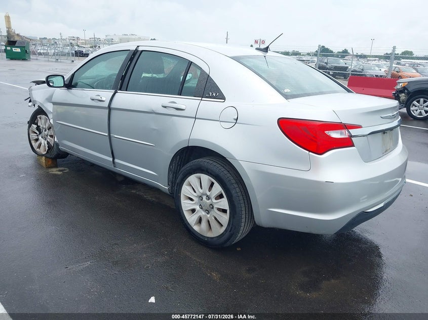 Vin: 1c3ccbab7cn201681, lot: 46270927, chrysler 200 lx 20123