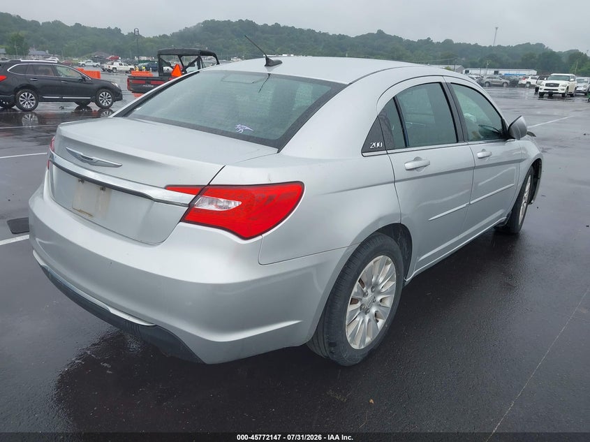 Vin: 1c3ccbab7cn201681, lot: 46270927, chrysler 200 lx 20124