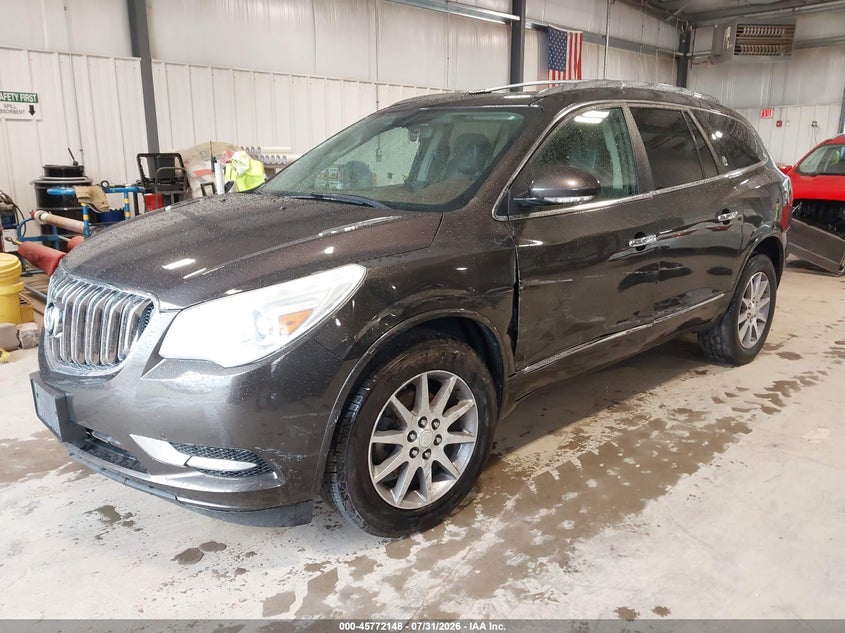 Vin: 5gakvbkd5ej342987, lot: 46270928, buick enclave leather 20142