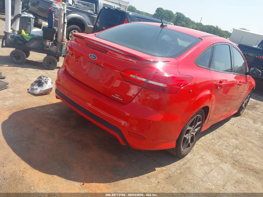 Vin: 1fadp3f2xgl328838, lot: 46270964, ford focus se 20164