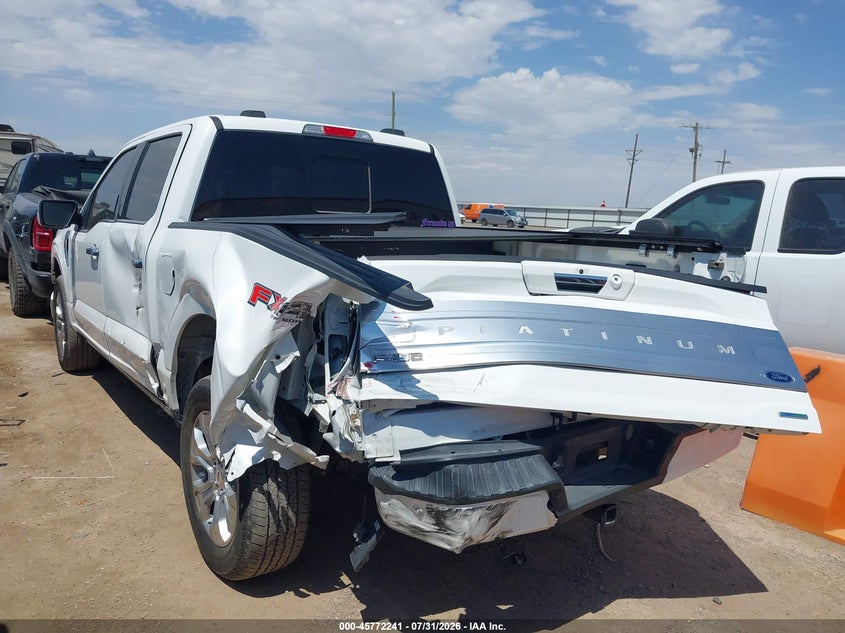 Vin: 1ftfw1e84pfb42971, lot: 46271021, ford f150 supercrew 20233
