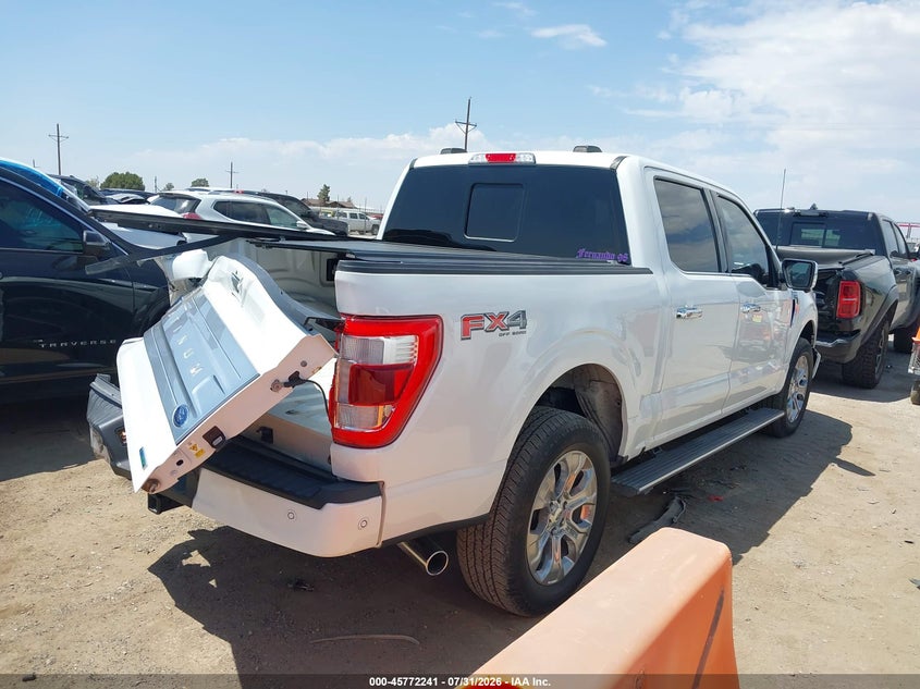 Vin: 1ftfw1e84pfb42971, lot: 46271021, ford f150 supercrew 20234