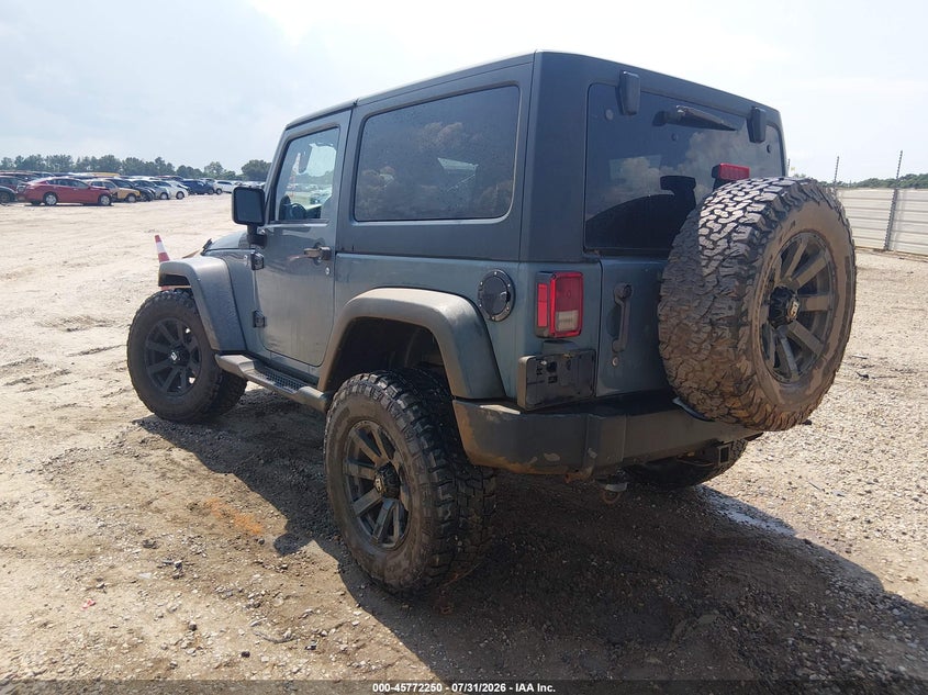 Vin: 1c4ajwag3el253917, lot: 46271030, jeep wrangler willys wheeler 20143