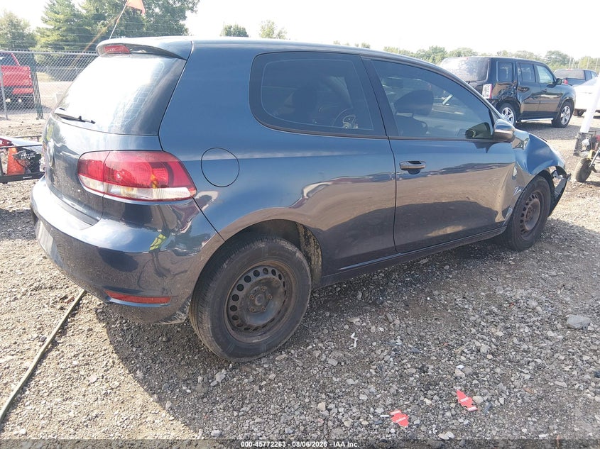 Vin: wvwbb7aj6cw234177, lot: 46271044, volkswagen golf 20124