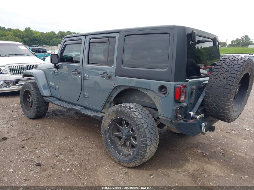 Vin: 1c4bjweg2fl734967, lot: 46271060, jeep wrangler unlimited sahara 20153