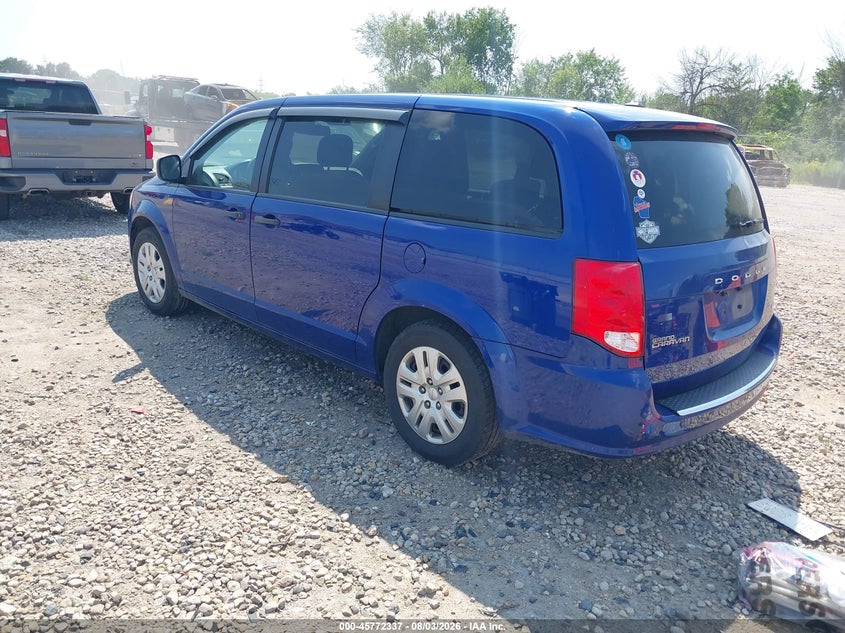 Vin: 2c4rdgbg6kr698704, lot: 46271117, dodge grand caravan se 20193