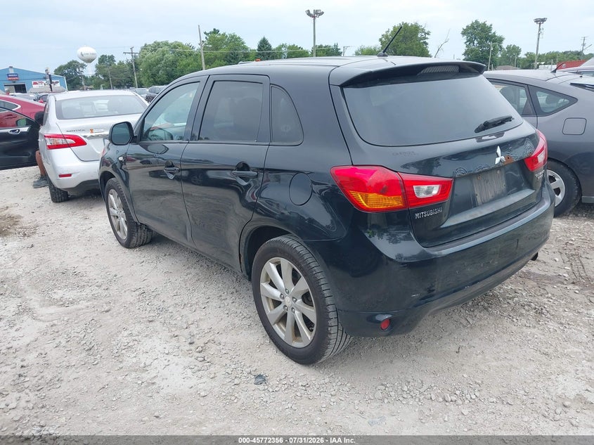 Vin: 4a4ap3au1de021976, lot: 46271136, mitsubishi outlander sport es 20133