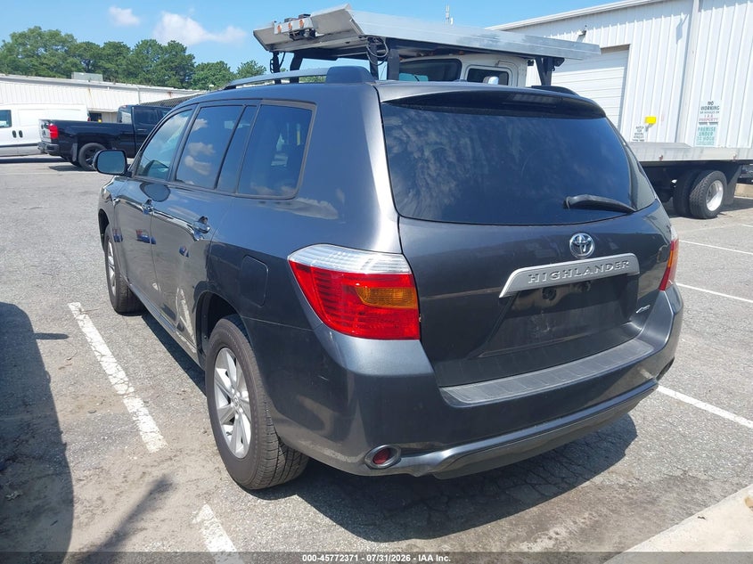 Vin: 5tdbk3ehxas005207, lot: 46271151, toyota highlander base v6 20103