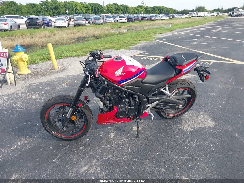 2025 HONDA CBR500 auction photo 2