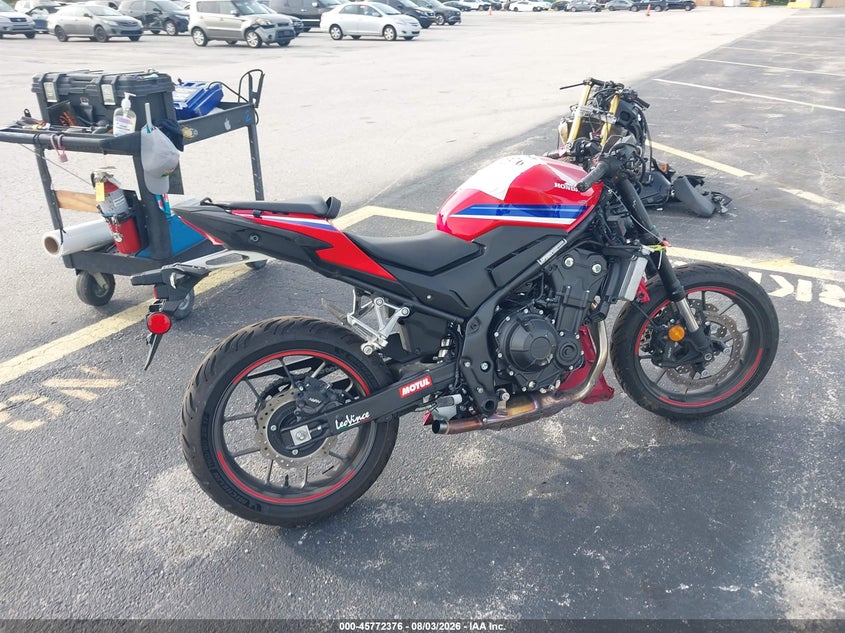 2025 HONDA CBR500 auction photo 4
