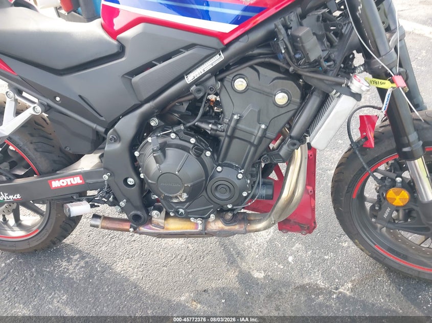 2025 HONDA CBR500 auction photo 8