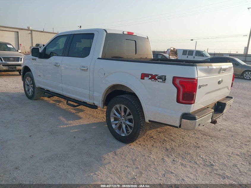Vin: 1ftew1eg6hkc96349, lot: 46271159, ford f-150 lariat 20173