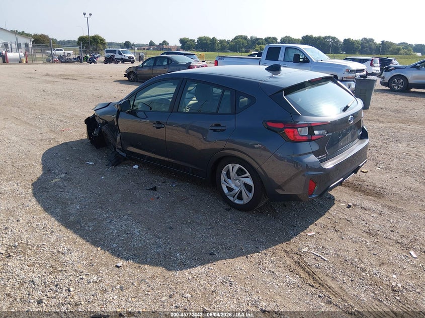 Vin: jf1guabc0s8259744, lot: 46271223, subaru impreza base 5-door 20253