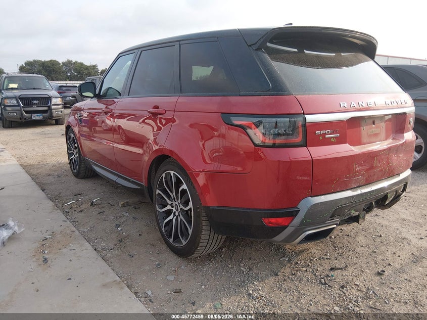 2019 LAND ROVER RANGE ROVER SPORT auction photo 3