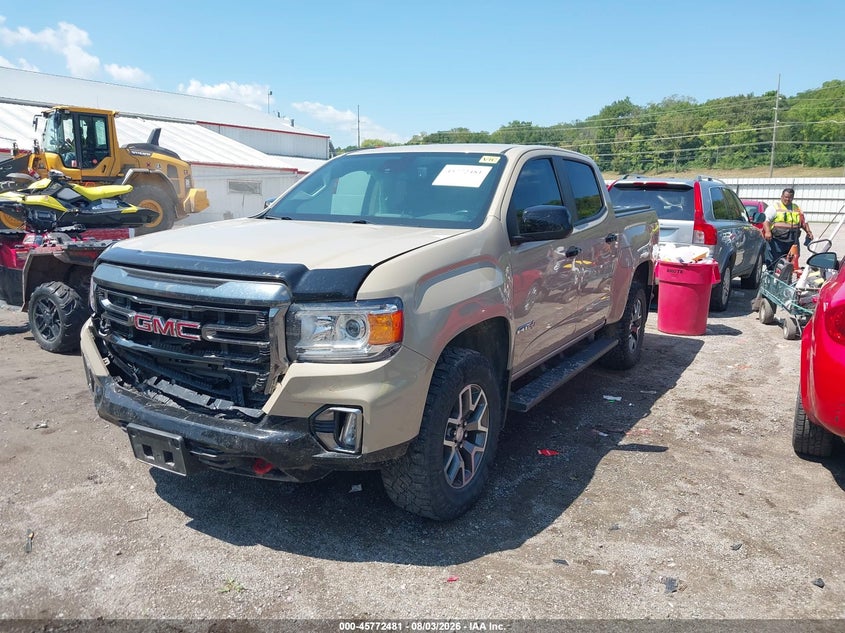 Vin: 1gtg6fen4m1295172, lot: 46271261, gmc canyon 4wd  short box at4 - leather 20212