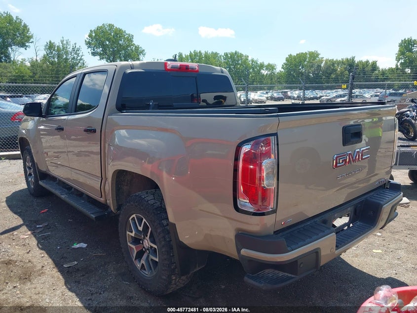 Vin: 1gtg6fen4m1295172, lot: 46271261, gmc canyon 4wd  short box at4 - leather 20213