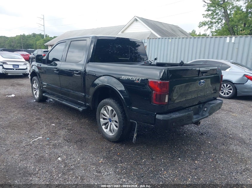 Vin: 1ftfw1e1xjfe70342, lot: 46271262, ford f-150 lariat 20183