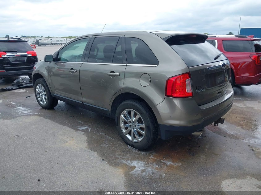 Vin: 2fmdk4kc0ebb53232, lot: 46271271, ford edge limited 20143