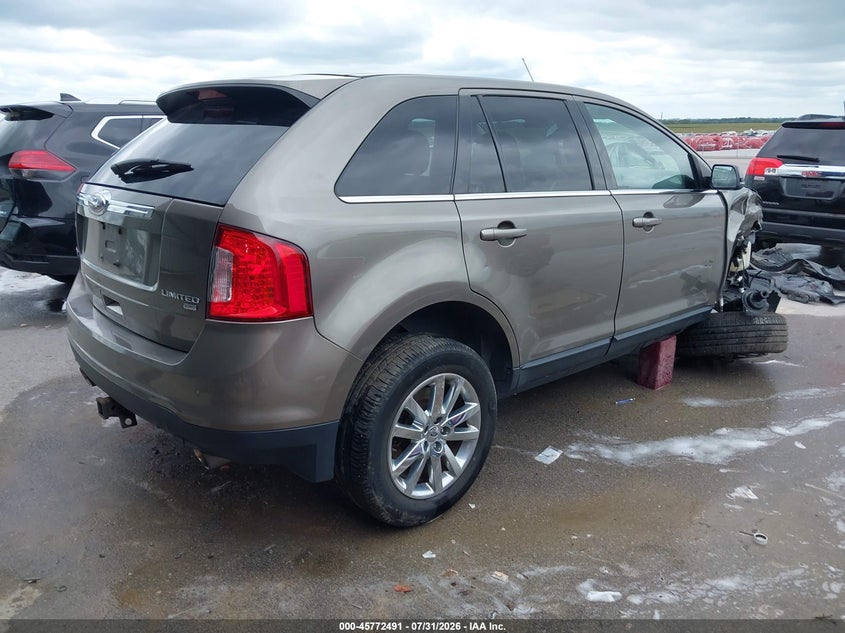 Vin: 2fmdk4kc0ebb53232, lot: 46271271, ford edge limited 20144