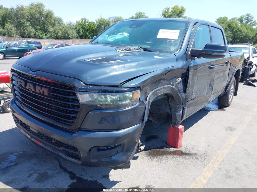 Vin: 1c6srfjt4tn283544, lot: 46271285, ram 1500 laramie  4x4 5'7 box 20262
