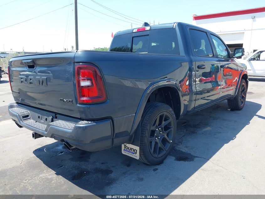 Vin: 1c6srfjt4tn283544, lot: 46271285, ram 1500 laramie  4x4 5'7 box 20264