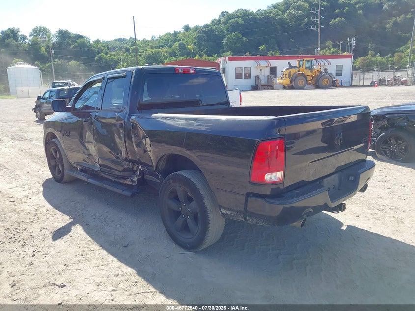 Vin: 1c6rr7ft5js193833, lot: 46271320, ram 1500 express  4x4 6'4 box 20183