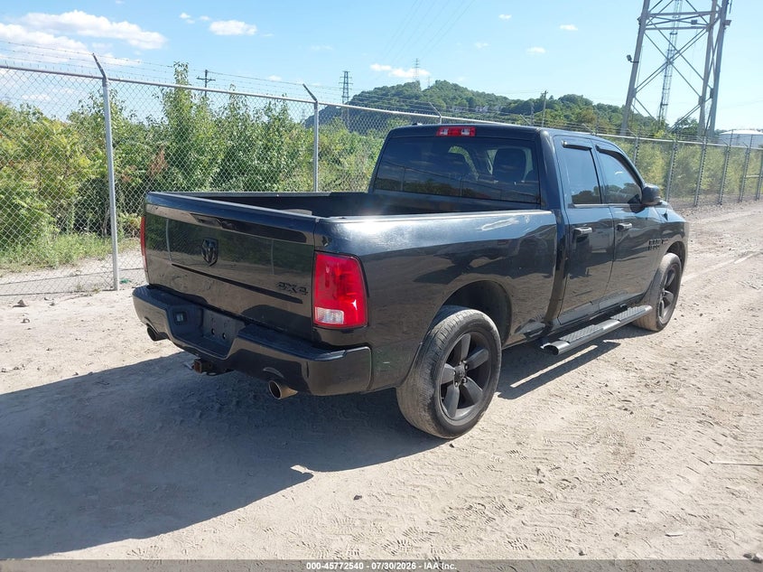 Vin: 1c6rr7ft5js193833, lot: 46271320, ram 1500 express  4x4 6'4 box 20184