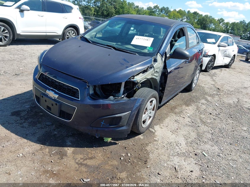 Vin: 1g1ja5sg6f4176702, lot: 46271367, chevrolet sonic ls auto 20152
