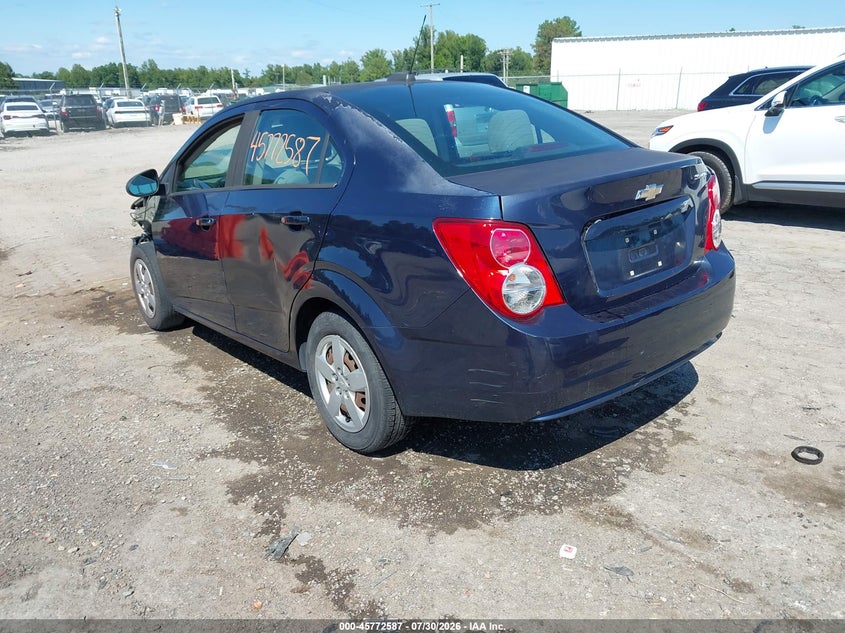 Vin: 1g1ja5sg6f4176702, lot: 46271367, chevrolet sonic ls auto 20153