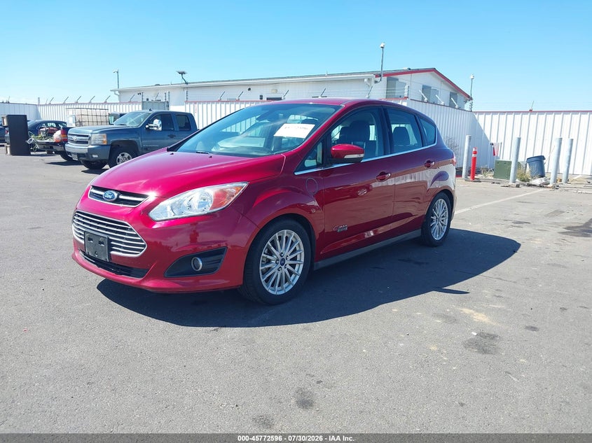 Vin: 1fadp5cu2dl548391, lot: 46271376, ford c-max energi sel 20132