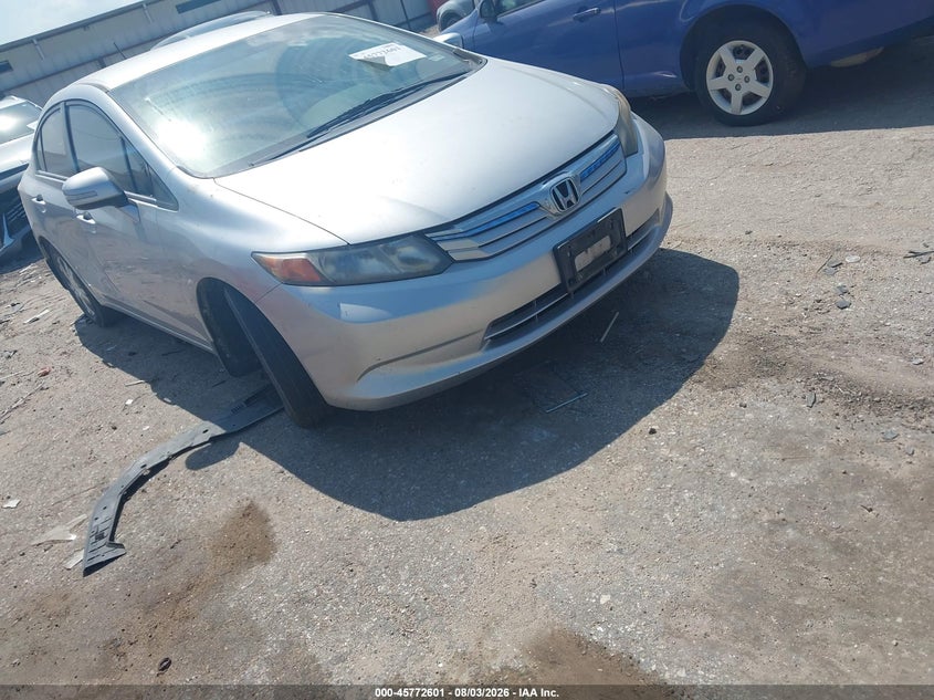 2012 HONDA CIVIC HYBRID auction photo 1