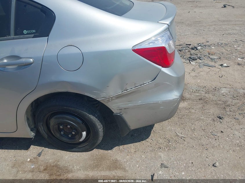 2012 HONDA CIVIC HYBRID auction photo 6
