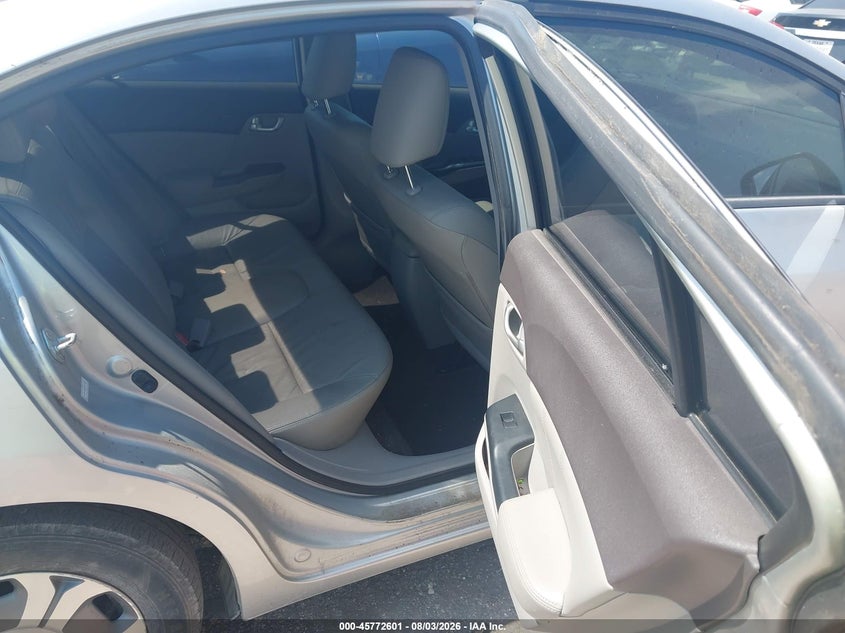 2012 HONDA CIVIC HYBRID auction photo 8