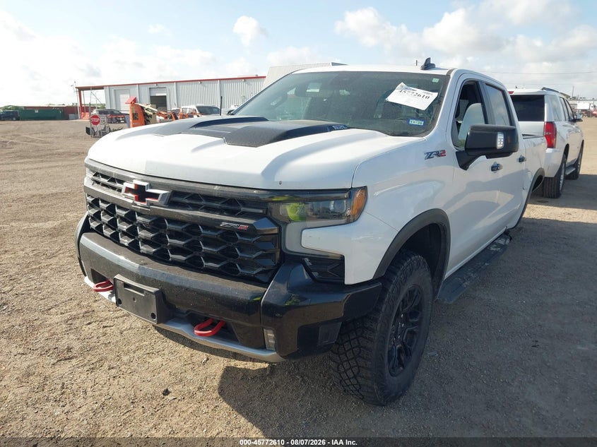 Vin: 3gcudhel0pg162532, lot: 46271390, chevrolet silverado 1500 4wd  short bed zr2 20232