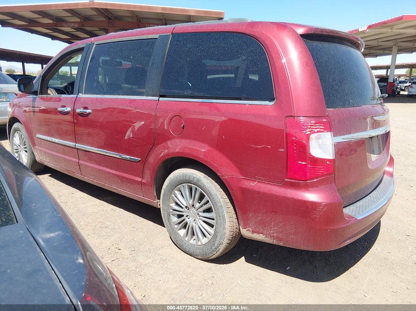 Vin: 2c4rc1cg5er172292, lot: 46271400, chrysler town & country touring-l 20143