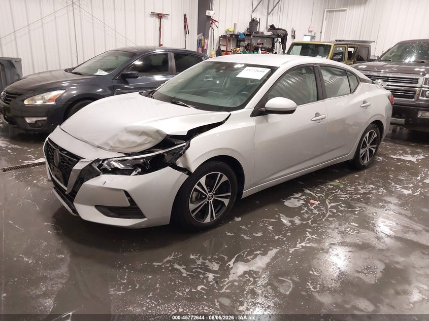 Vin: 3n1ab8cv1py224126, lot: 46271424, nissan sentra sv xtronic cvt 20232