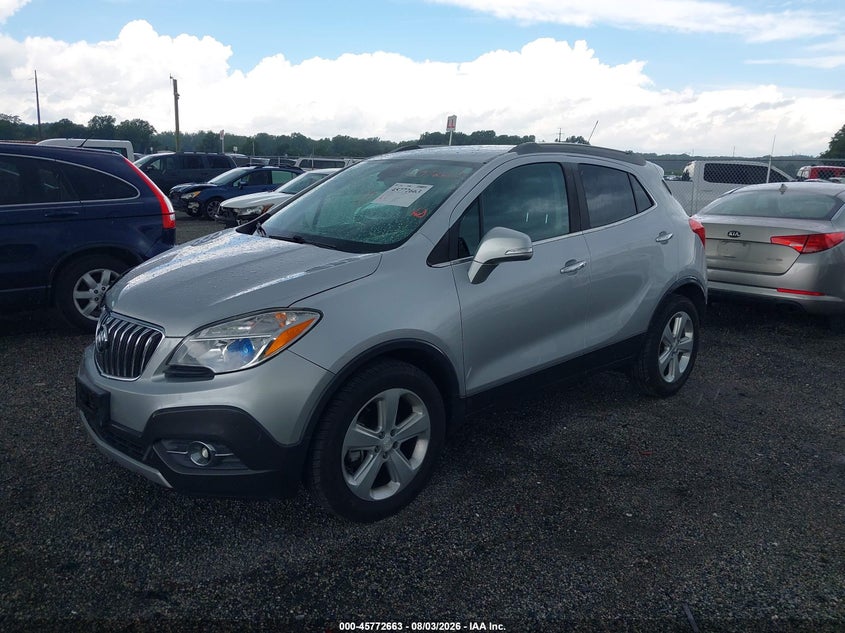Vin: kl4cjfsb2gb741917, lot: 46271443, buick encore convenience 20162