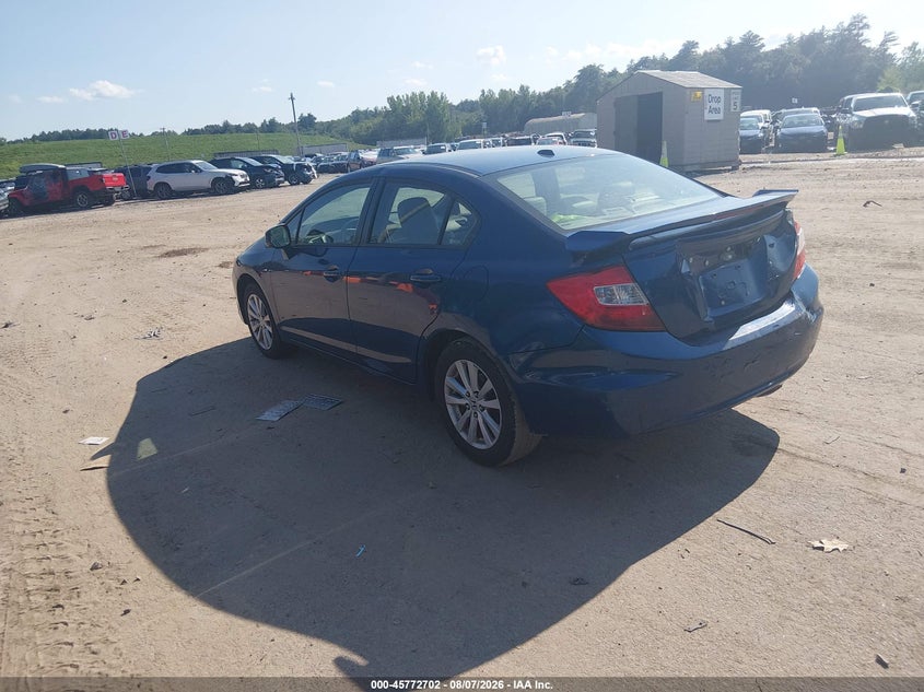 Vin: 2hgfb2f96ch506889, lot: 46271482, honda civic ex-l 20123