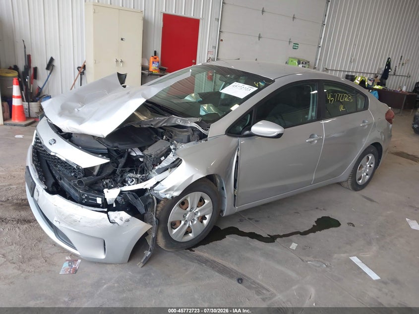 Vin: 3kpfk4a70je269793, lot: 46271503, kia forte lx 20182