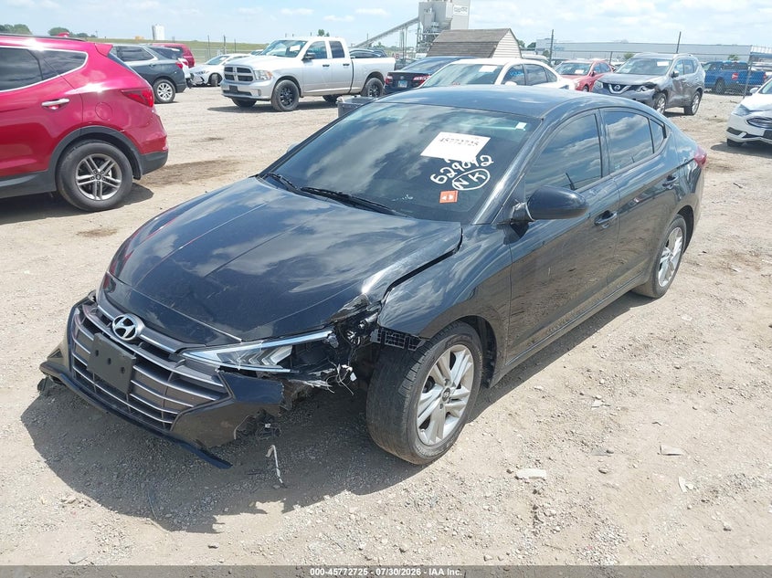 2020 Hyundai Elantra Sel, Front End, IAAI, VIN 5NPD84LF6LH629092 — photo 2