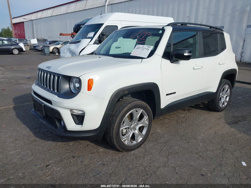 Vin: zacnjdd19ppp29984, lot: 46271511, jeep renegade limited 4x4 20232