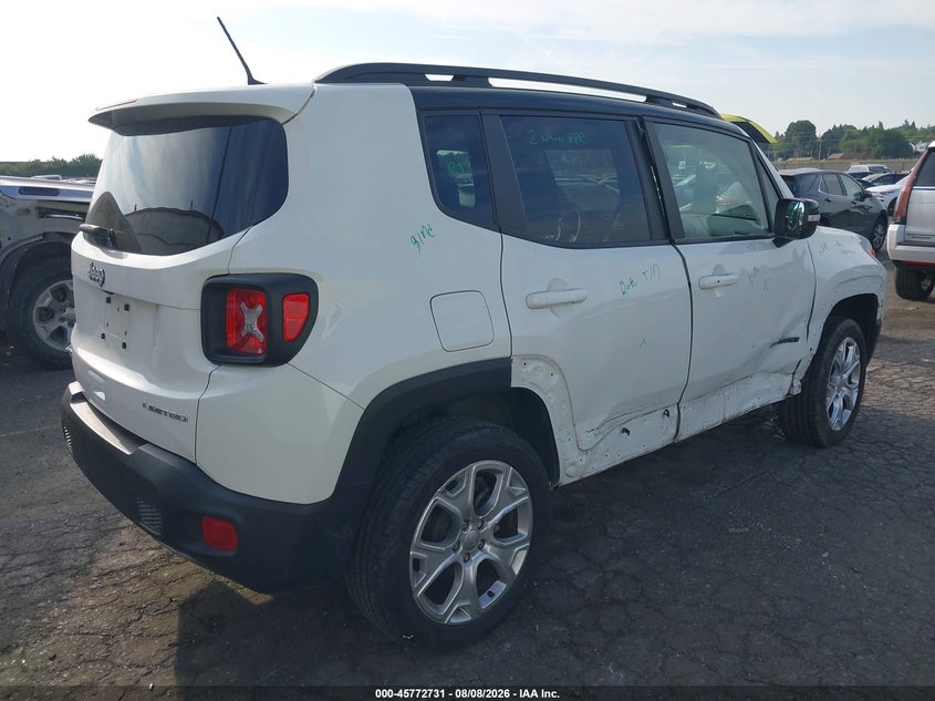 Vin: zacnjdd19ppp29984, lot: 46271511, jeep renegade limited 4x4 20234