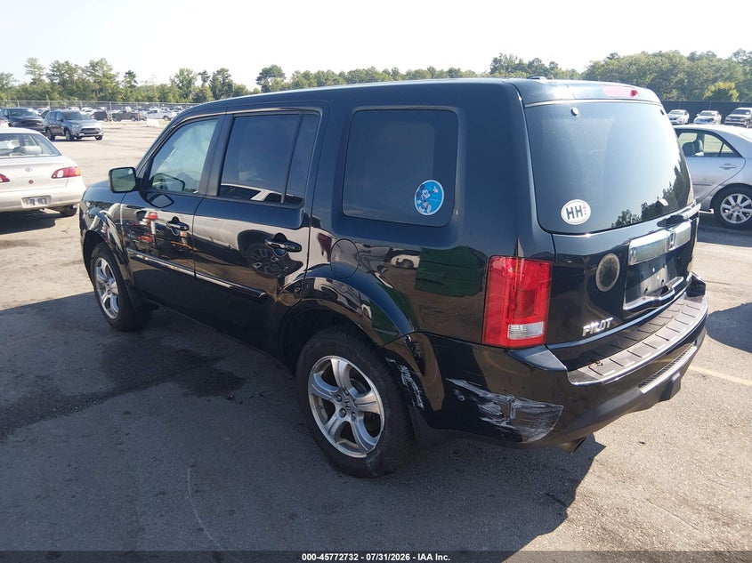 2014 HONDA PILOT auction photo 3