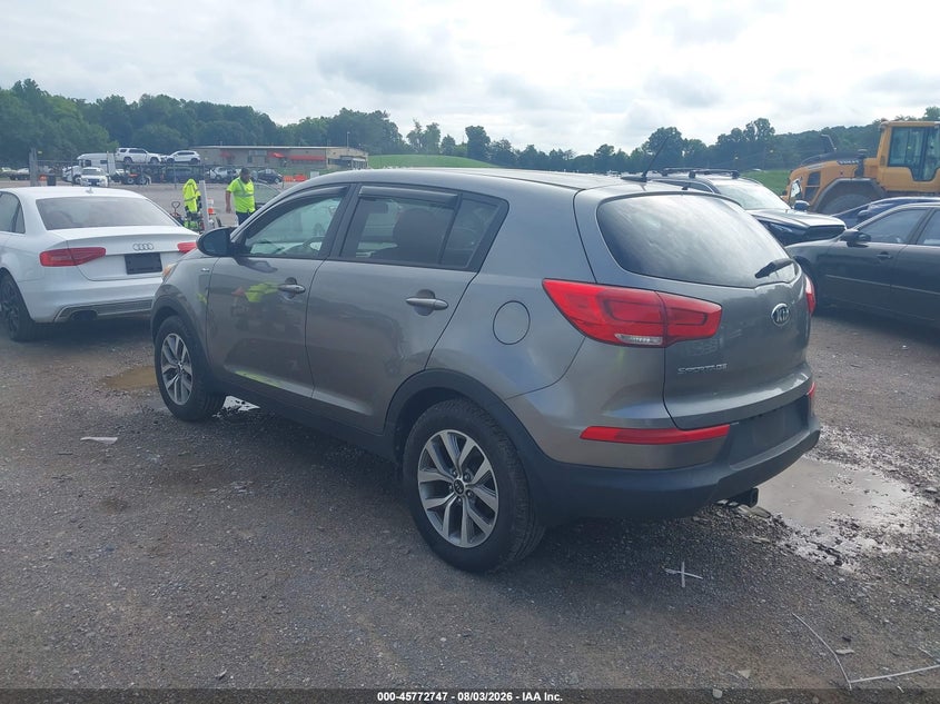 Vin: kndpbcac4f7758538, lot: 46271529, kia sportage lx 20153