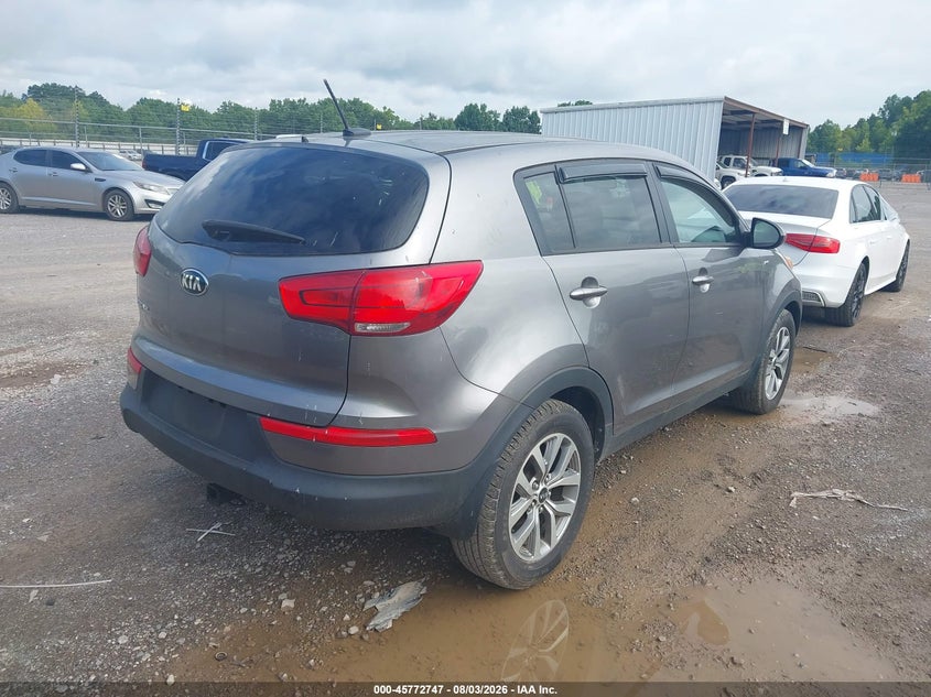 Vin: kndpbcac4f7758538, lot: 46271529, kia sportage lx 20154