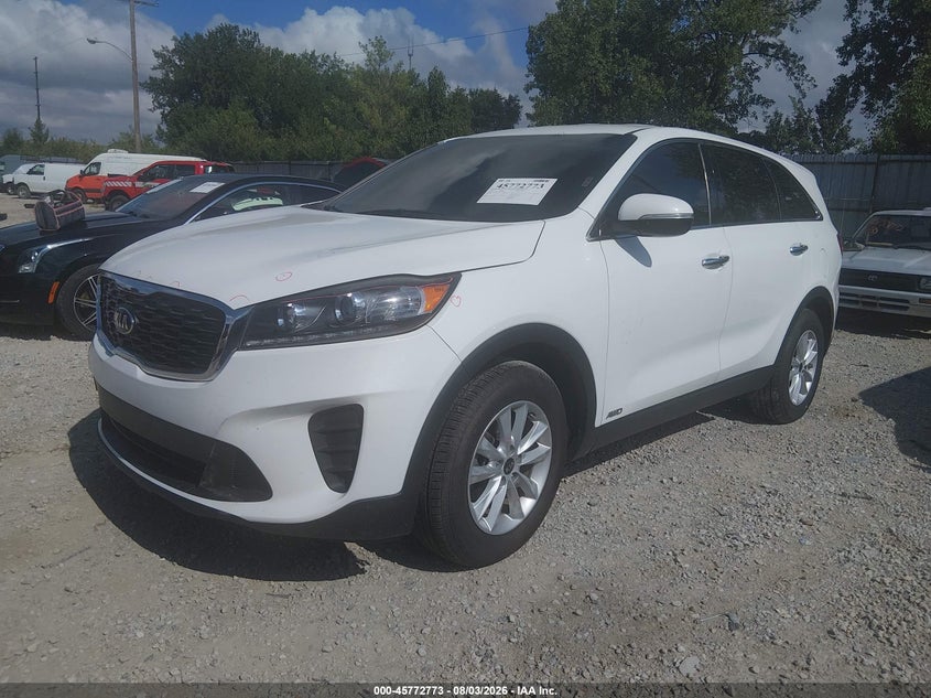 Vin: 5xypgda52kg571658, lot: 46271553, kia sorento 3.3l lx 20192