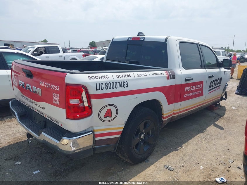 Vin: 1c6rrfgg3sn657858, lot: 46271639, ram 1500 tradesman  4x4 5'7 box 20254