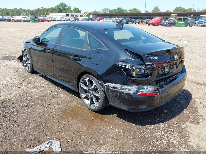 Vin: 2hgfe4f88sh301664, lot: 46271696, honda civic hybrid sport/sport touring 20253